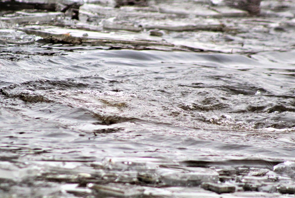 Soldiers participate in cold-water immersion event during CWOC training at Fort McCoy