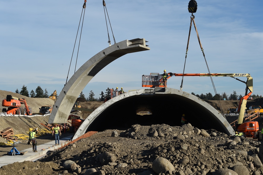 McChord Field runway under construction