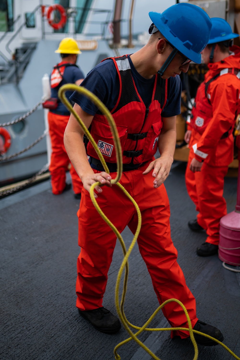 USCGC Waesche moors in Yokosuka, Japan