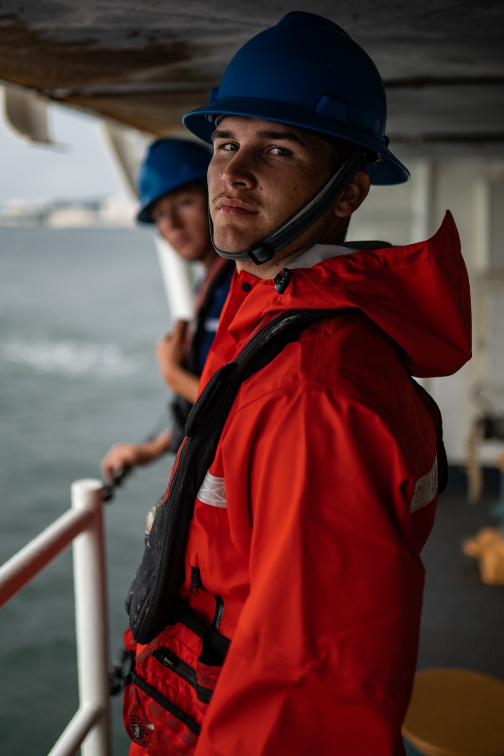 USCGC Waesche moors in Yokosuka, Japan