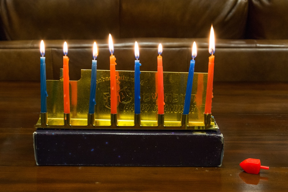 Dover AFB celebrates the eight days of Hanukkah