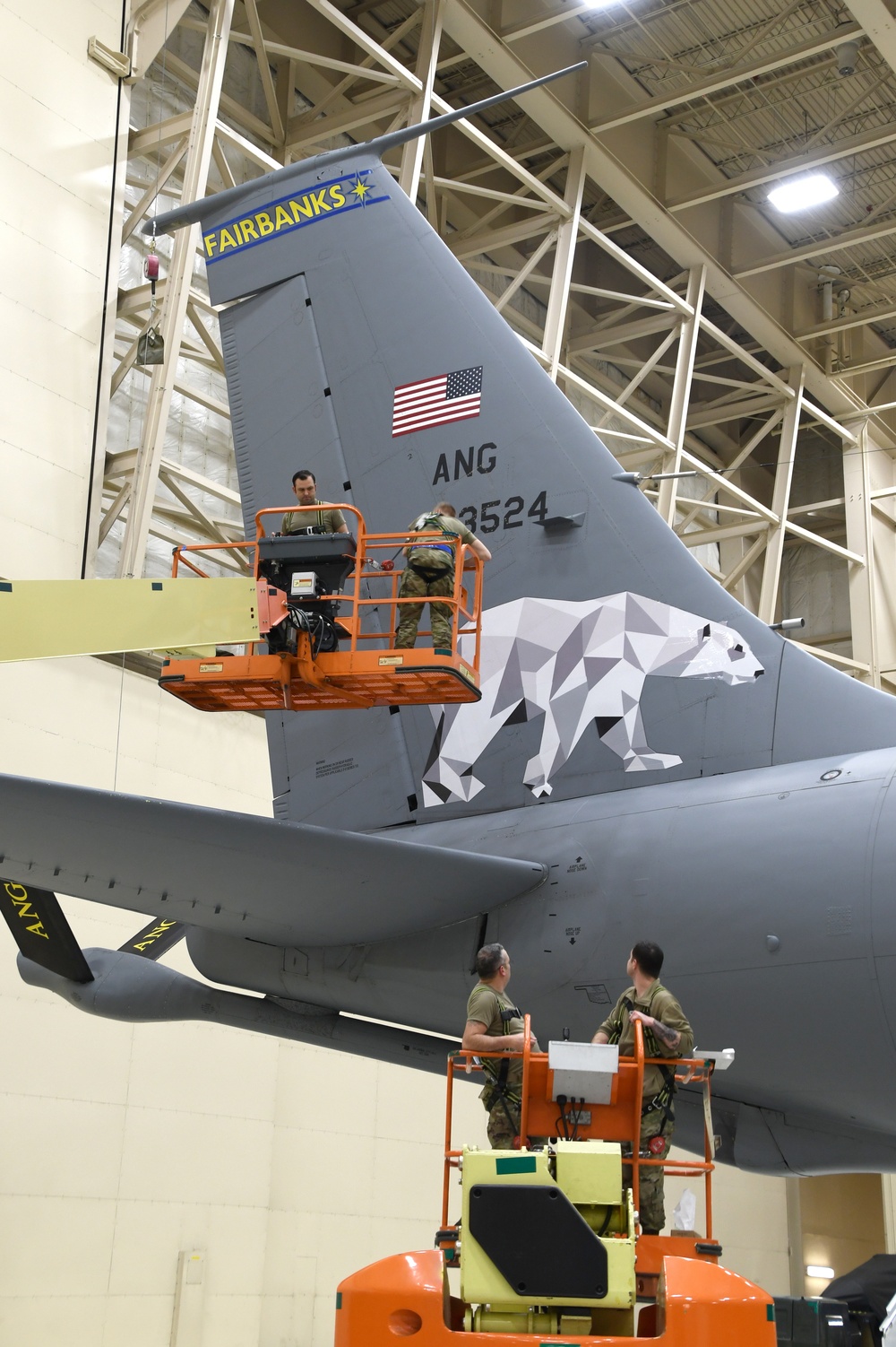 Alaska Air National Guard 168th Wing dedicates KC-135 flagship in honor of Fairbanks community