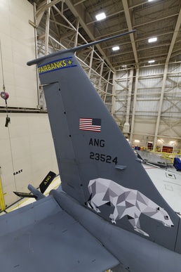 Alaska Air National Guard 168th Wing dedicates KC-135 flagship in honor of Fairbanks community