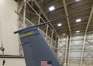Alaska Air National Guard 168th Wing dedicates KC-135 flagship in honor of Fairbanks community