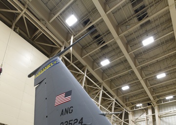 Alaska Air National Guard 168th Wing dedicates KC-135 flagship in honor of Fairbanks community