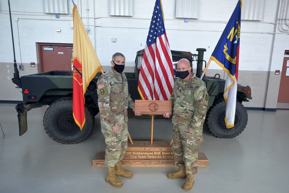 NC Guard 113th Sustainment Brigade Change of Responsibility Ceremony