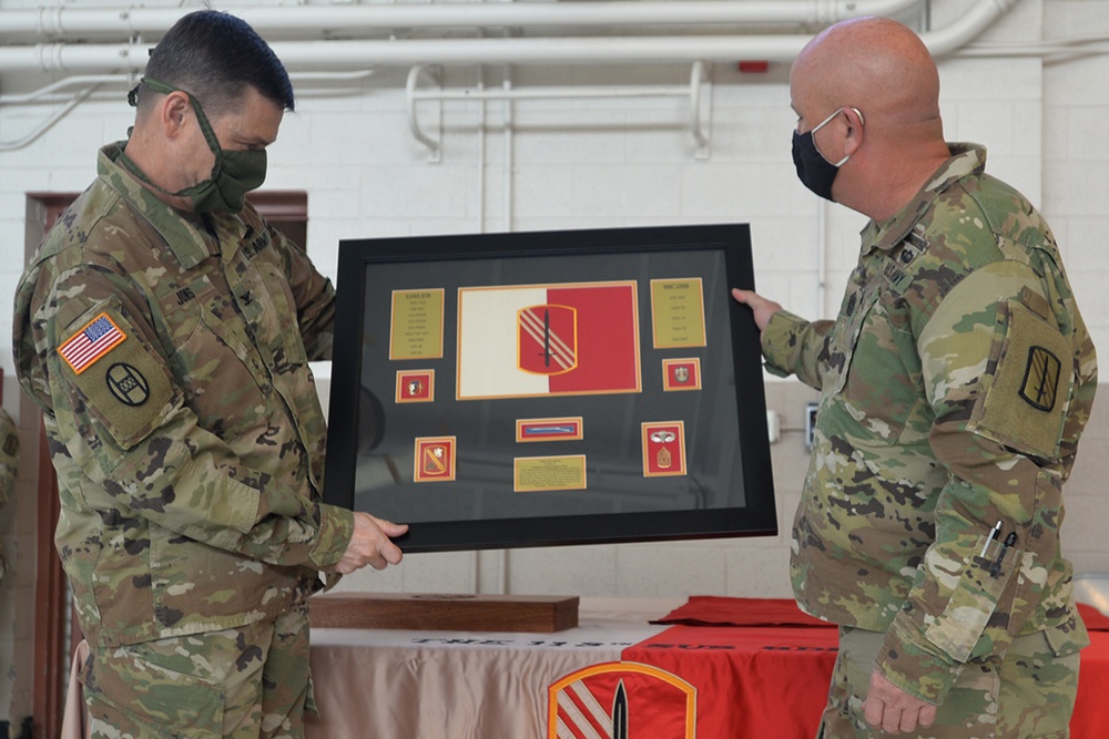 NC Guard 113th Sustainment Brigade Change of Responsibility Ceremony