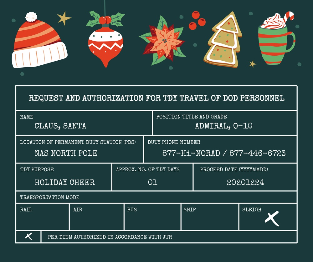 Santa's TDY Orders