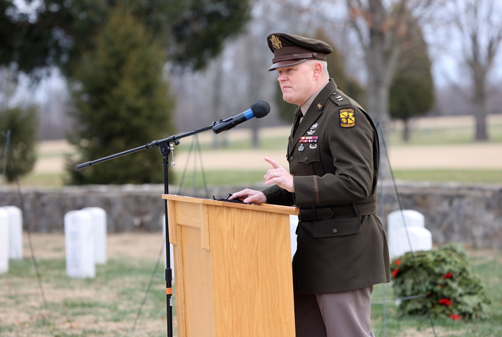 Hundreds attend Dec. 19 Wreaths Across America event at Fort Knox cemetery