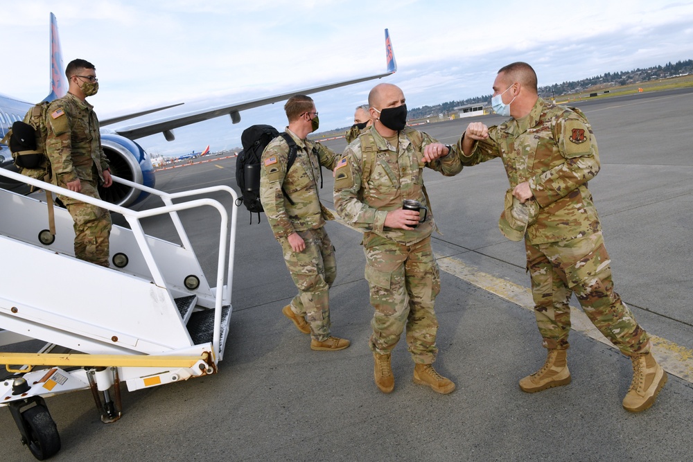 Oregon National Guard Soldiers return from Deployment in Kosovo