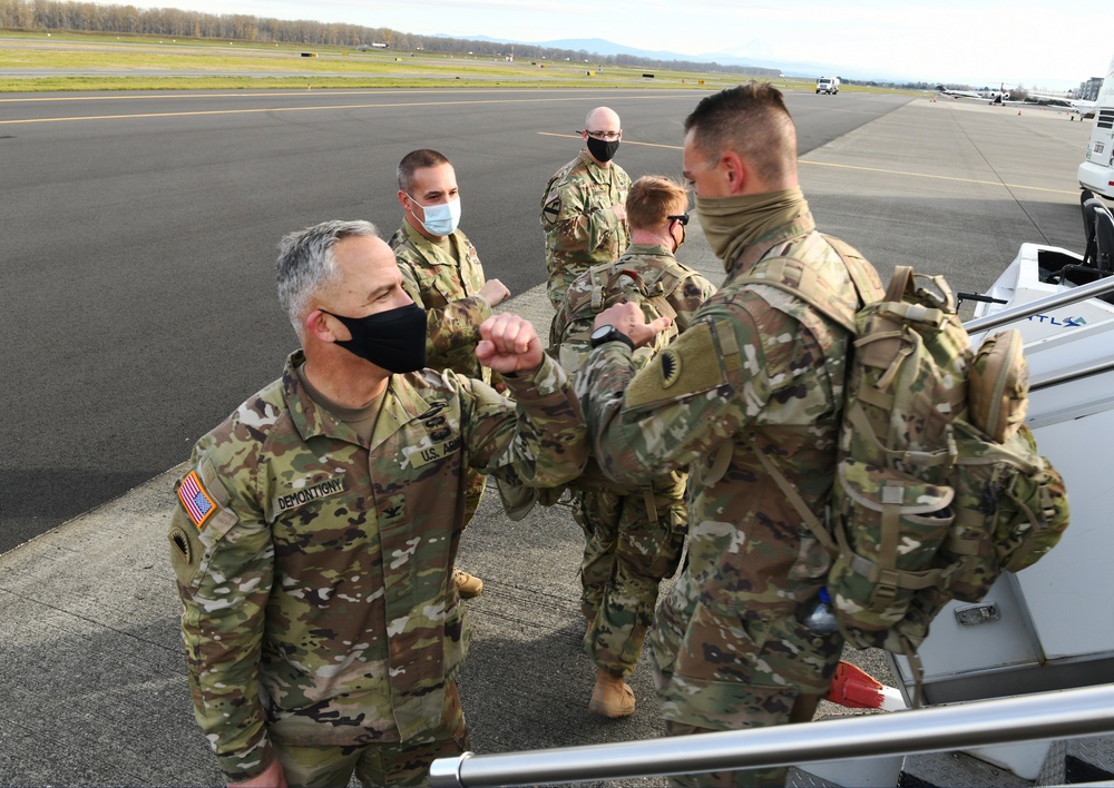 Oregon National Guard Soldiers return from Deployment in Kosovo