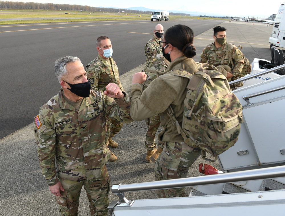 Oregon National Guard Soldiers return from Deployment in Kosovo