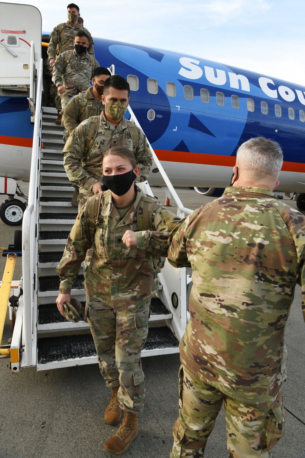 Oregon National Guard Soldiers return from Deployment in Kosovo