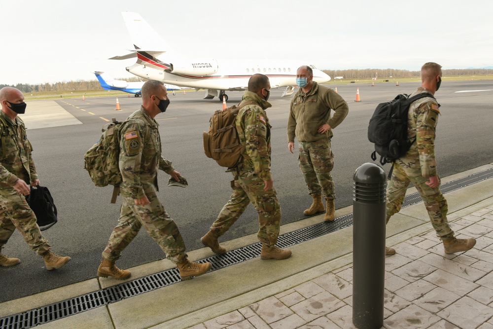 Oregon National Guard Soldiers return from Deployment in Kosovo