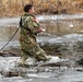 Soldiers participate in cold-water immersion event during CWOC training at Fort McCoy