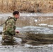 Soldiers participate in cold-water immersion event during CWOC training at Fort McCoy