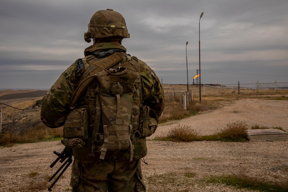 U.S. Soldiers Conduct Area Reconnaissance in NE Syria