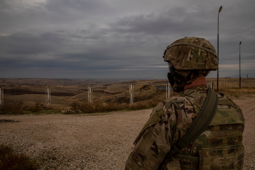 U.S. Soldiers Conduct Area Reconnaissance in NE Syria