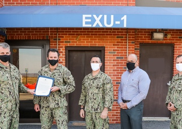 EXU-1 Receives Navy Unit Commendation from Secretary of the Navy