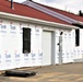 World War II-era buildings under renovation at Fort McCoy