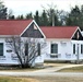 World War II-era buildings under renovation at Fort McCoy