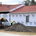 World War II-era buildings under renovation at Fort McCoy