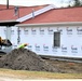 World War II-era buildings under renovation at Fort McCoy