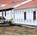 World War II-era buildings under renovation at Fort McCoy