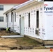 World War II-era buildings under renovation at Fort McCoy