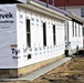 World War II-era buildings under renovation at Fort McCoy