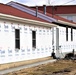 World War II-era buildings under renovation at Fort McCoy