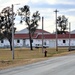 World War II-era buildings under renovation at Fort McCoy
