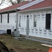 World War II-era buildings under renovation at Fort McCoy