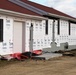 World War II-era buildings under renovation at Fort McCoy