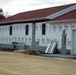 World War II-era buildings under renovation at Fort McCoy