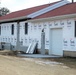 World War II-era buildings under renovation at Fort McCoy