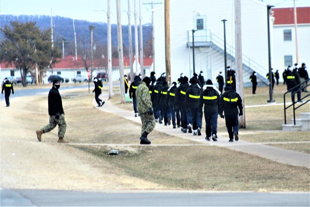 U.S. Navy's Recruit Training Command restriction-of-movement operations continues at Fort McCoy