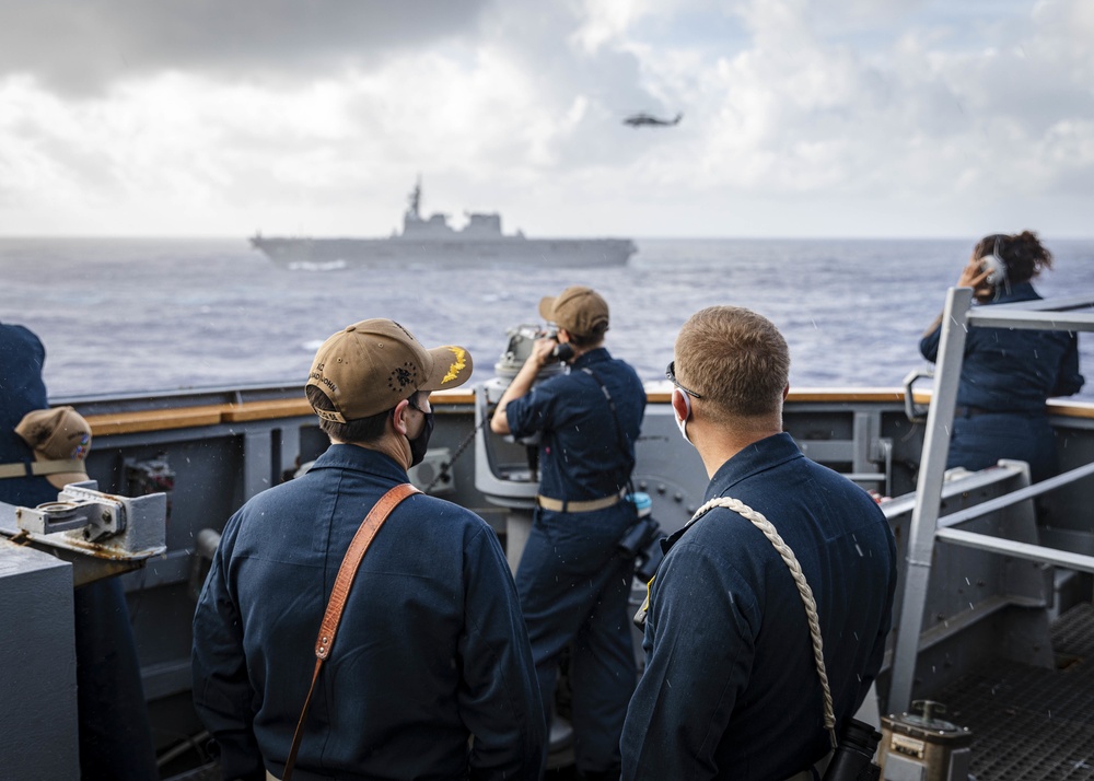 McCain conducts CODEP with FS Émeraude, JS Hyūga