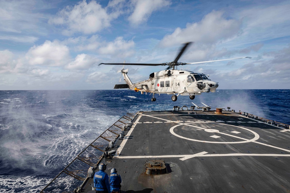 McCain conducts CODEP with FS Émeraude, JS Hyūga