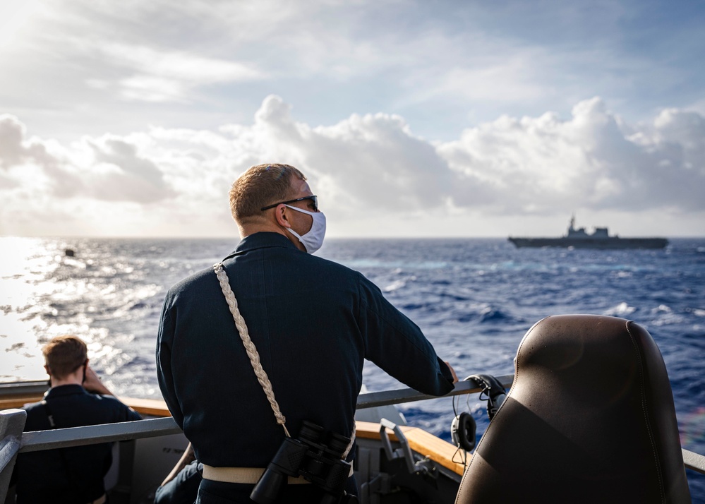 McCain conducts CODEP with FS Émeraude, JS Hyūga