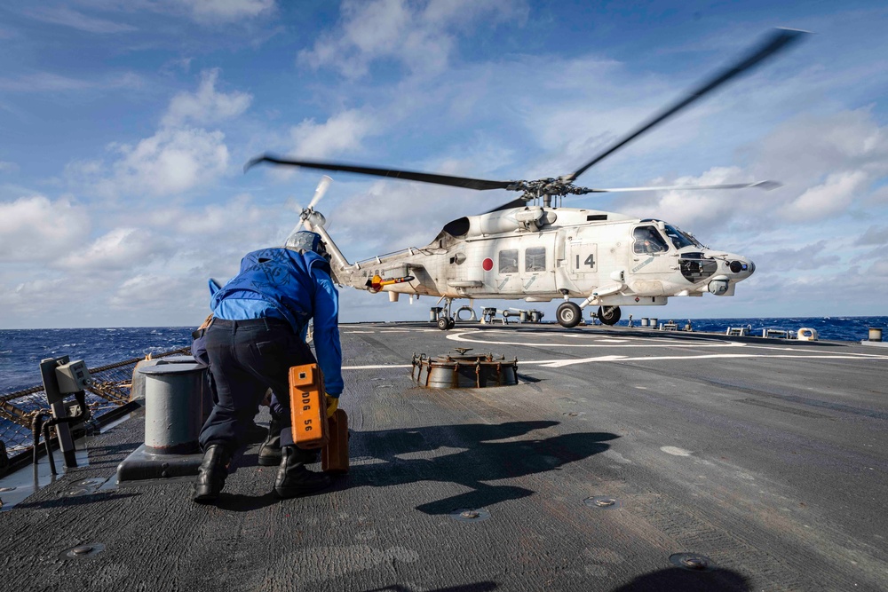 McCain conducts CODEP with FS Émeraude, JS Hyūga