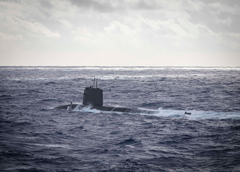 McCain conducts CODEP with FS Émeraude, JS Hyūga
