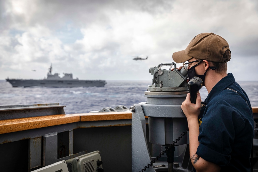 McCain conducts CODEP with FS Émeraude, JS Hyūga