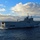 French Navy LHD Dixmude sails off after completing replenishment-at-sea with U.S. Navy USNS Laramie