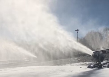 Photo Essay: Snowmaking at Whitetail Ridge Ski Area at Fort McCoy