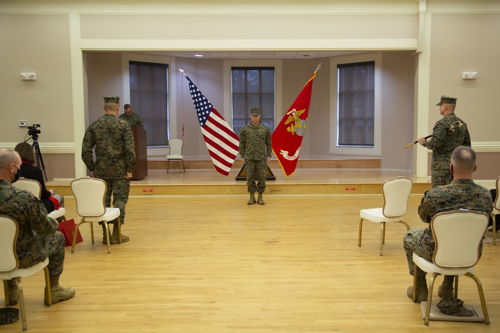 MCIEAST-MCB Camp Lejeune bids farewell to Metzger, welcomes Tellez during relief and appointment ceremony