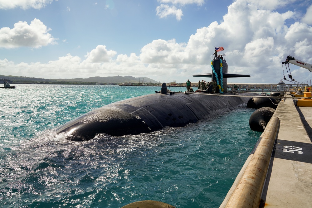 USS Key West Returns to Guam