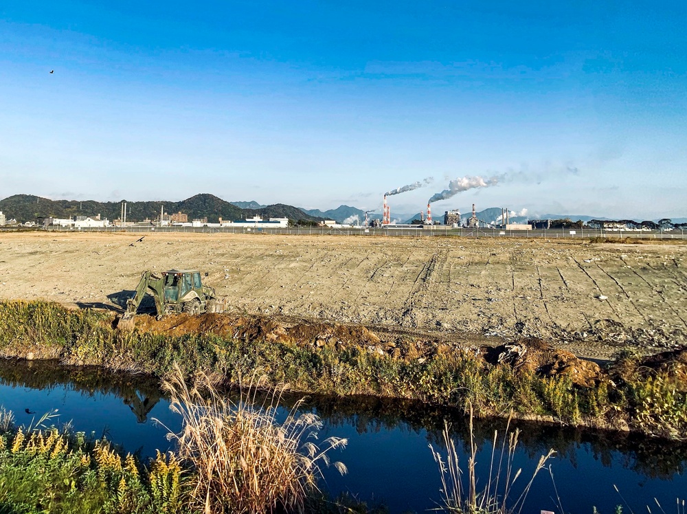 Seabees, Marines Support MCAS Iwakuni Landfill Capping Project