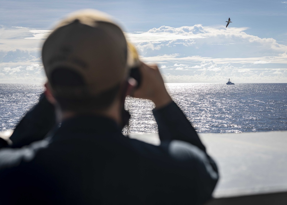 Sailing with USS Ralph Johnson