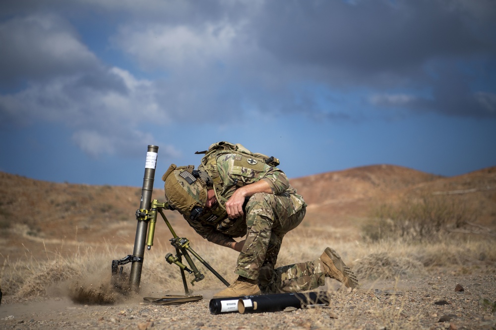EARF conducts a mortar live fire exercise